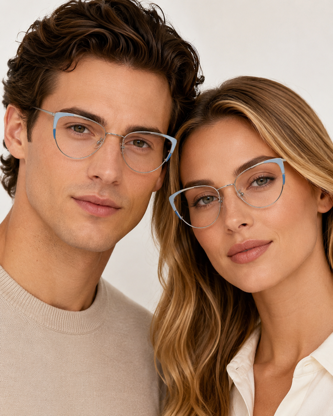 VE Cateye Silver Grey Frame