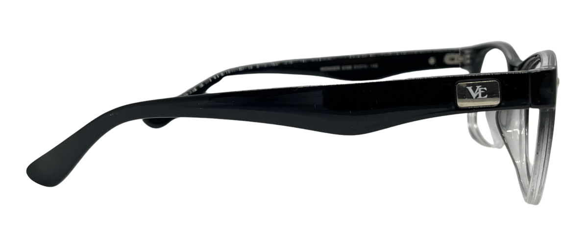 Vidaestilio Onyx Fade – Black Crystal Square Eyeglasses