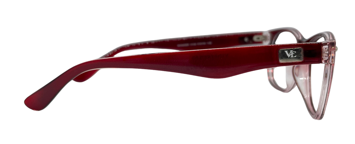 Vidaestilio Ruby Blush – Translucent Maroon Square Eyeglasses