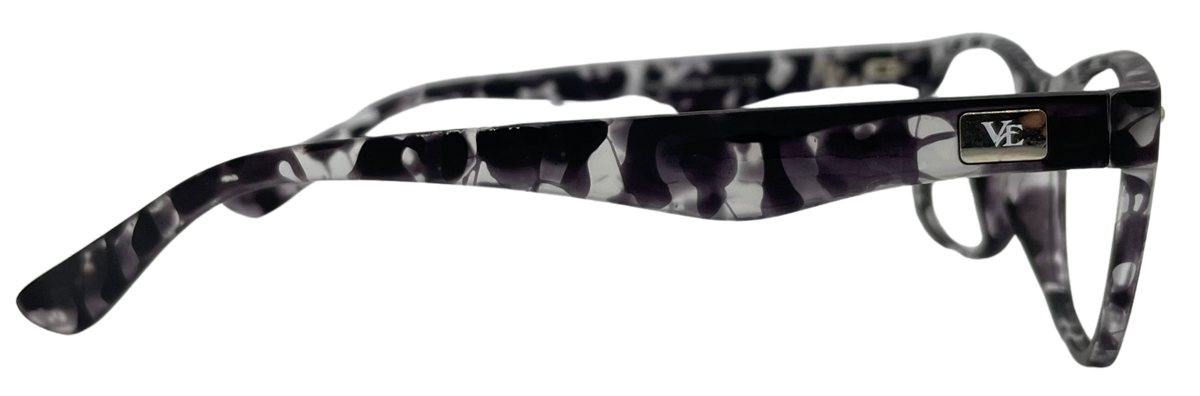 Vidaestilio Shadow Mist – Black & Grey Marble Eyeglasses