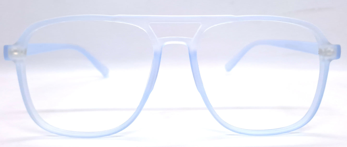 VE Blue Clubmaster Frame for Men & Women