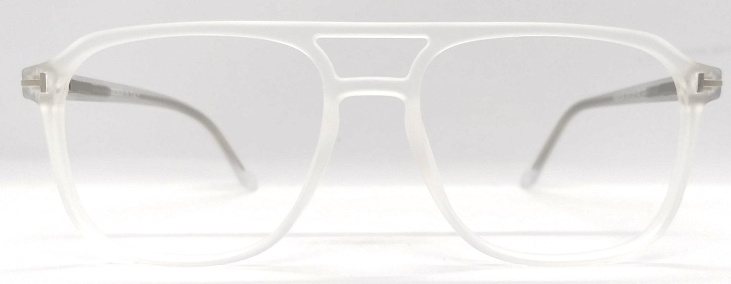 VE White Wayfarer Frame for Men & Women