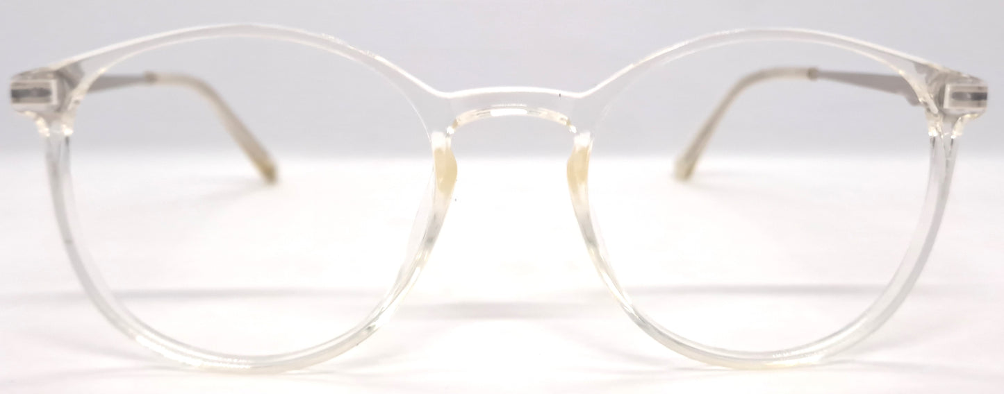 VE Transparent Round Frame for Men & Women