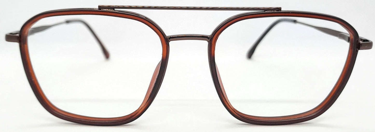 VE Brown Square Computer Glass Frame