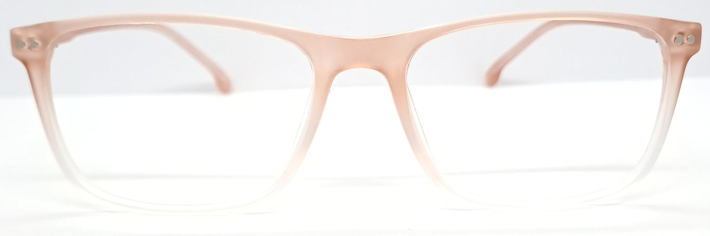VE Orange Transparent Wayfarer Frame