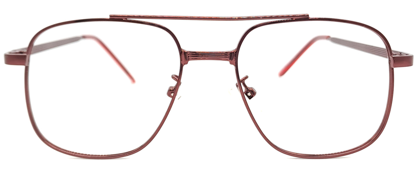 VE Maroon Square Frame for Men & Women