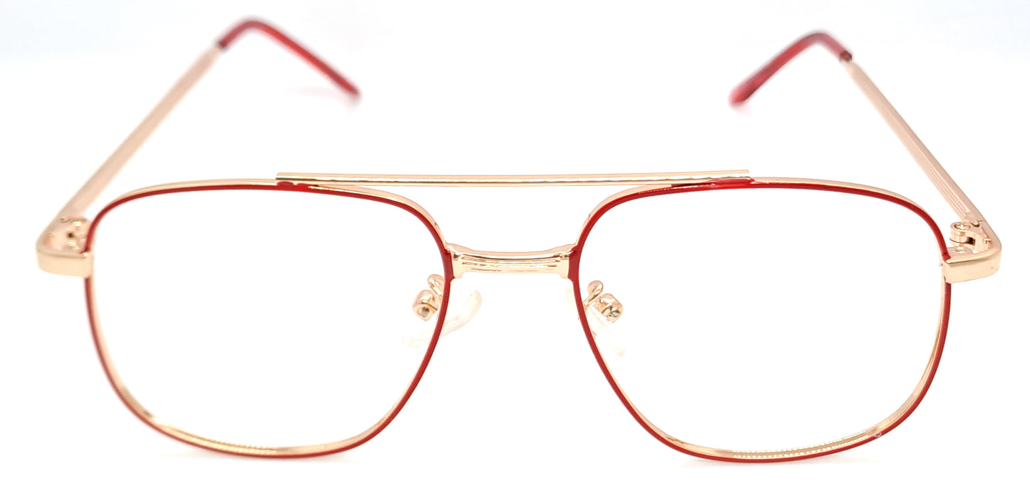 VE Red Square Frame for Men & Women