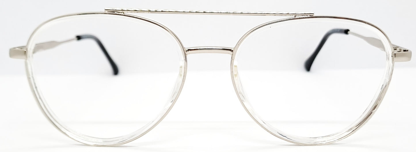 VE White Aviator Frame