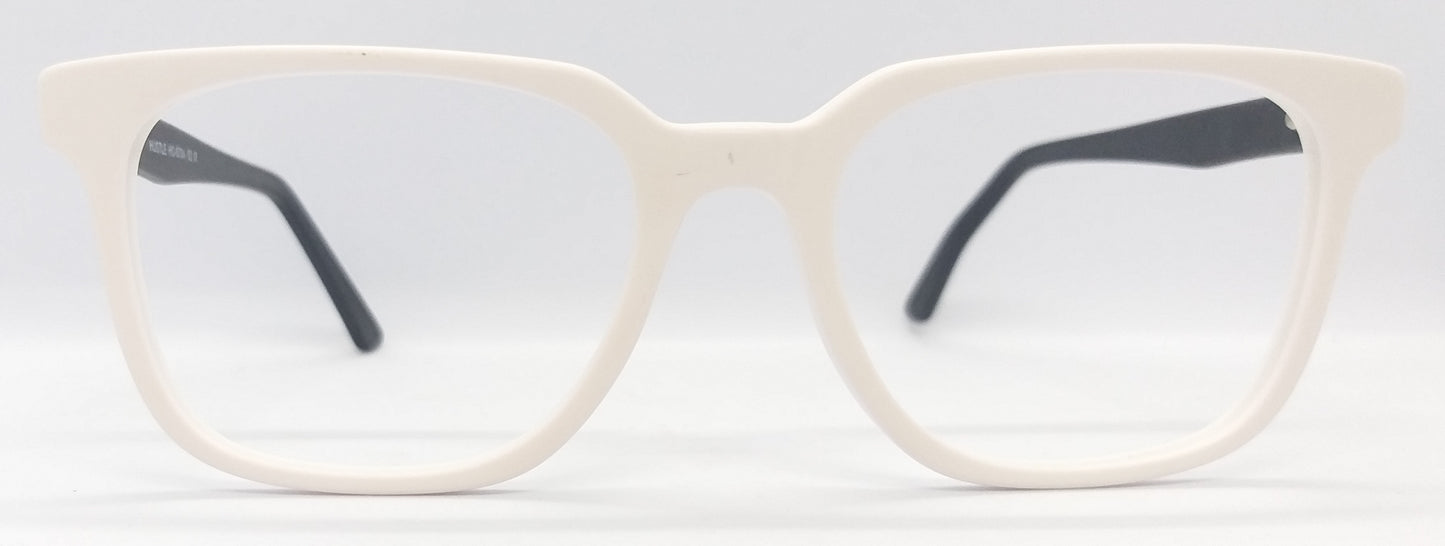 VE Pure White Square Hustle Frame for Men & Women