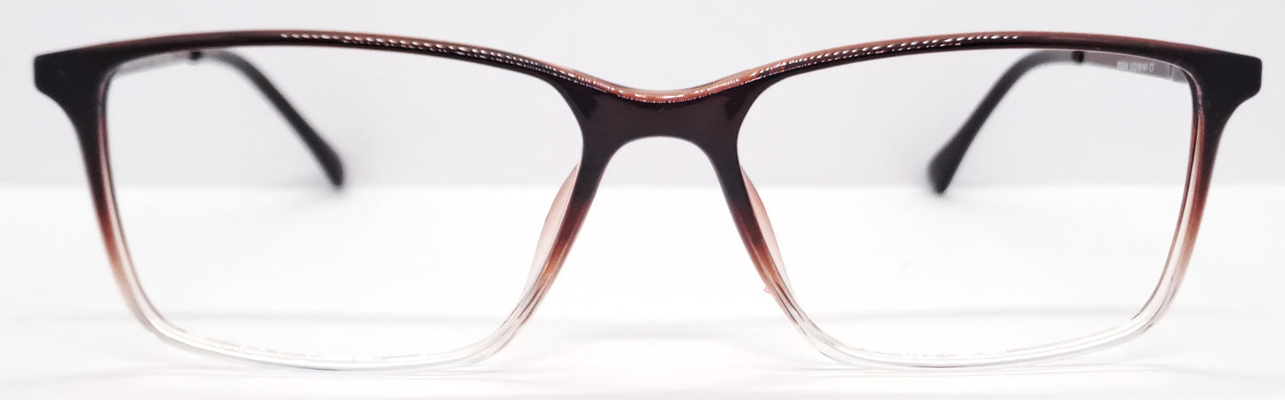 VE Rectangle Shiny Brown Frame