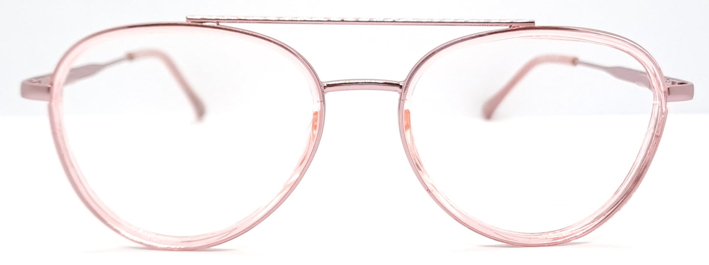 VE Rose Gold Aviator Frame
