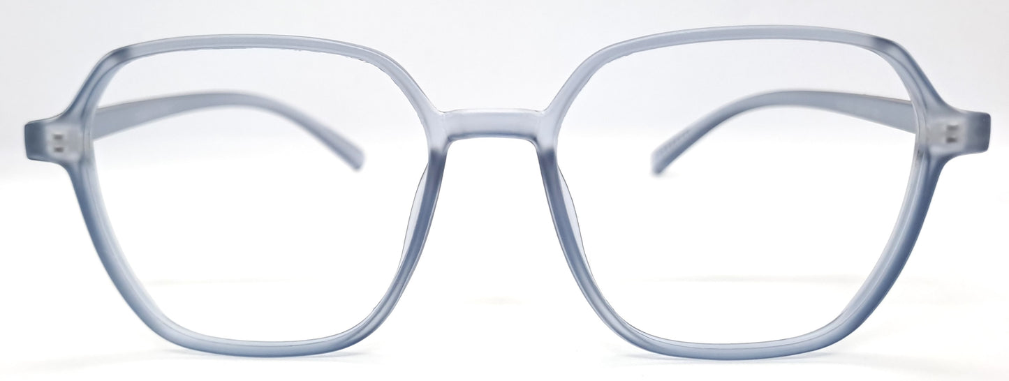 VE Blue Square Frame for Men & Women