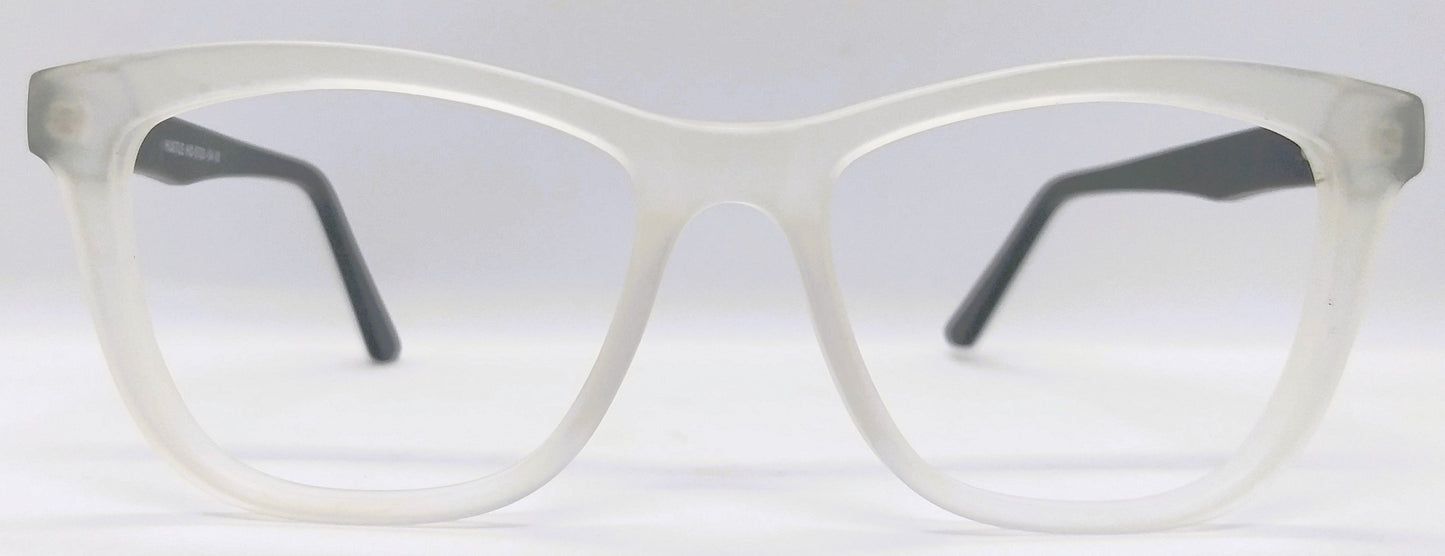 VE Transparent Square Hustle Frame for Men & Women
