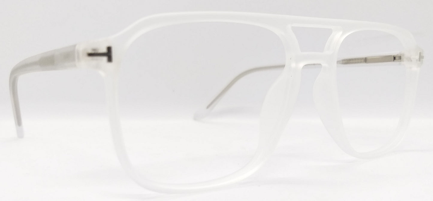 VE White Wayfarer Frame for Men & Women