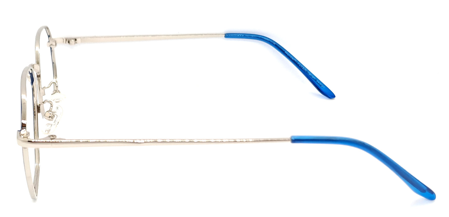 VE Blue Geometry Frame for Men & Women