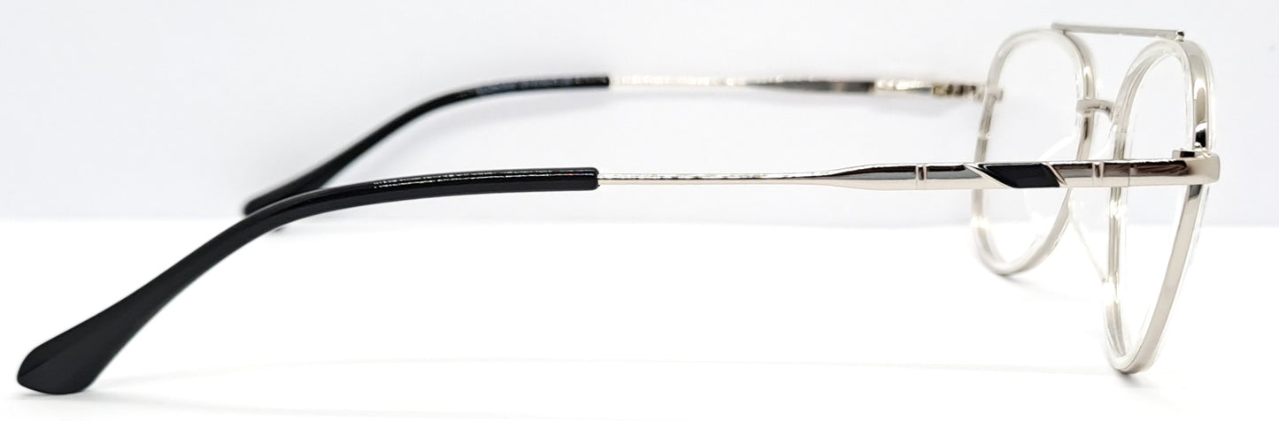 VE White Aviator Frame
