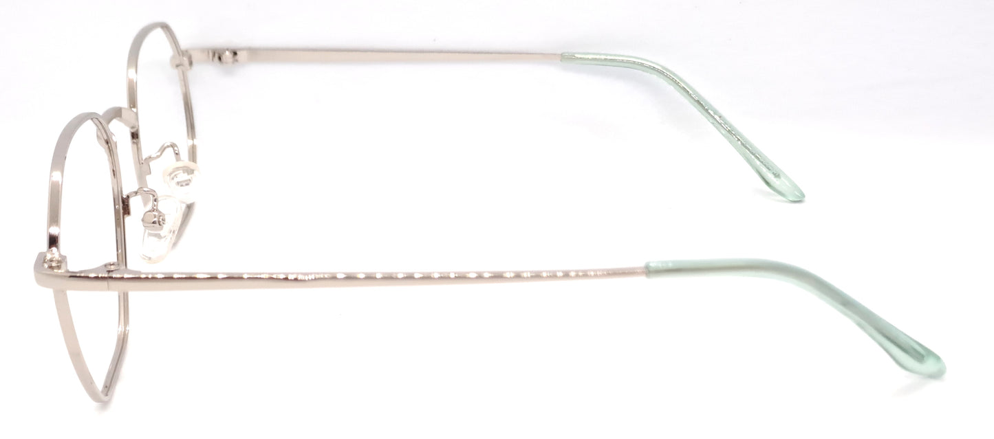 VE Silver Geometry Frame for Men & Women