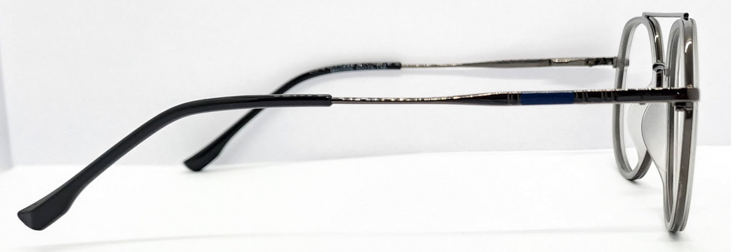 VE Round Gray Frame
