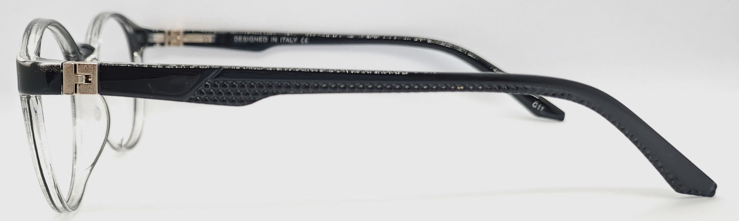 VE Black & White Round Frame for Men & Women
