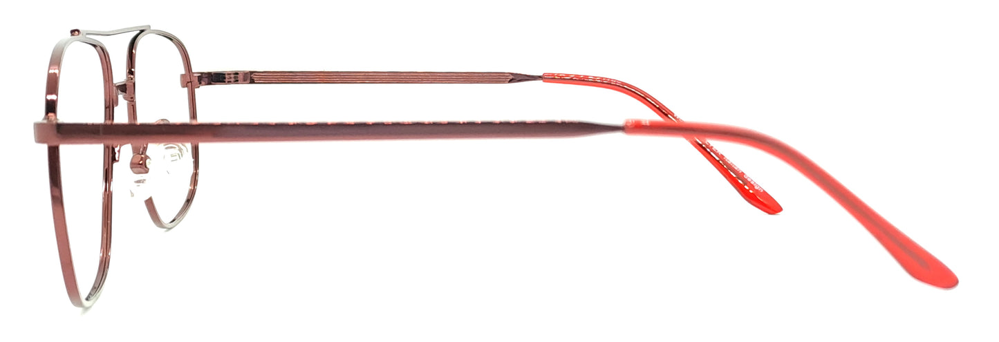 VE Maroon Square Frame for Men & Women