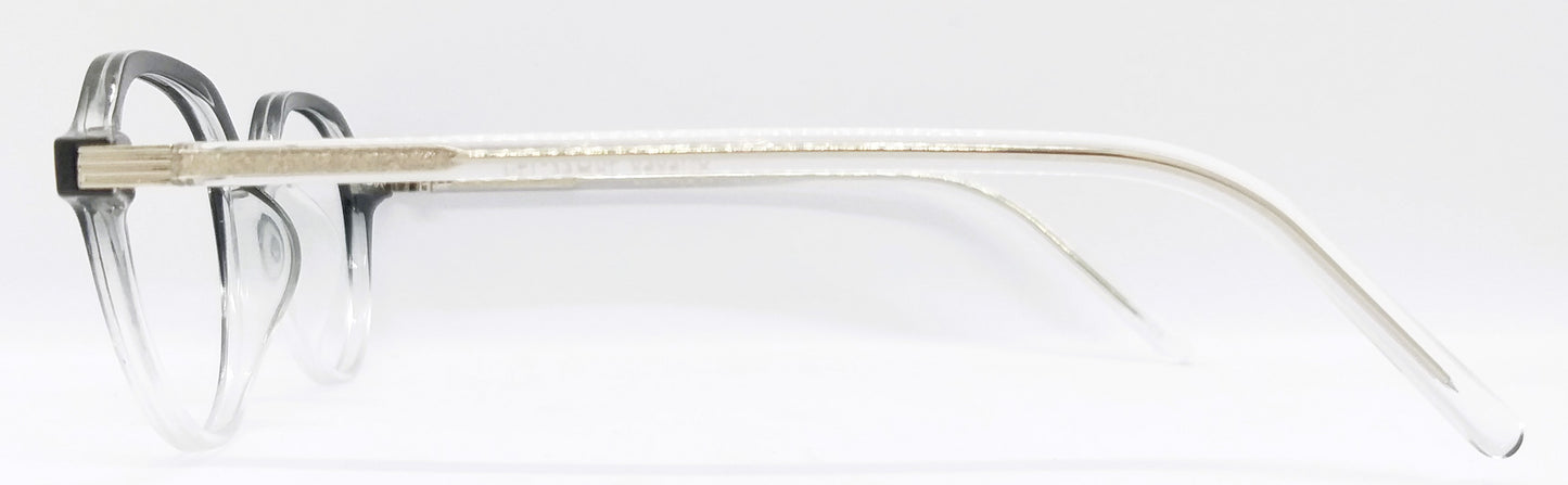 VE Target Black & White Round Frame for Men & Women