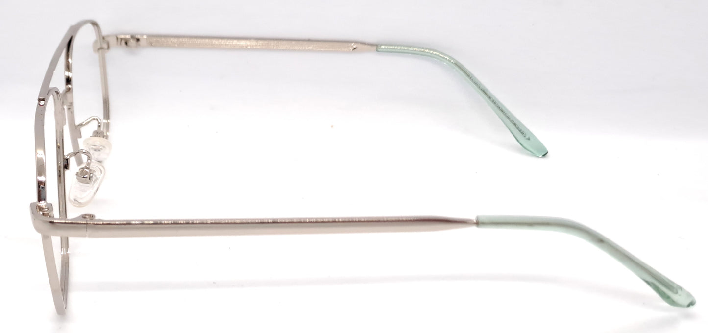VE Silver Square Frame for Men & Women