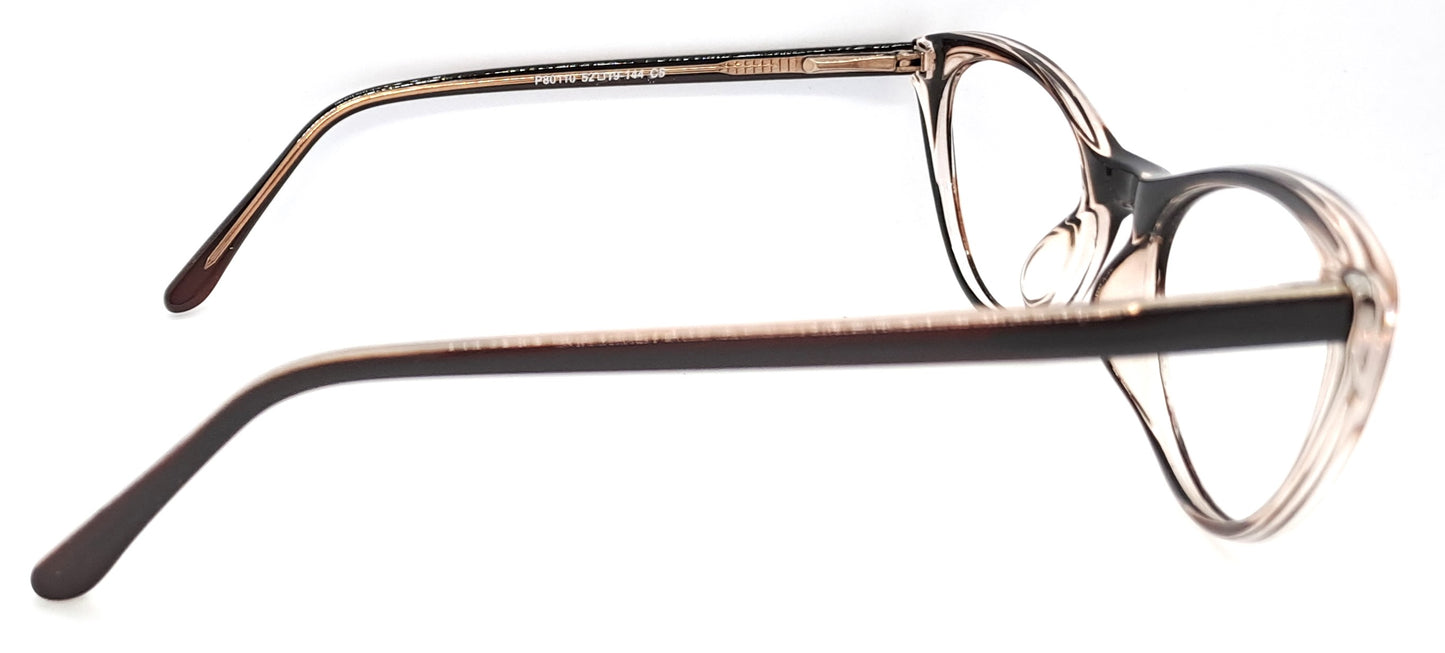 VE Brown Cat Eye Frame for Men & Women