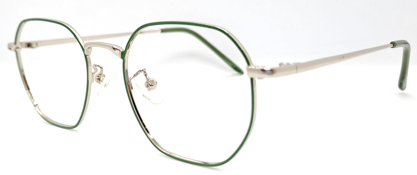 VE Green Geometry Frame for Men & Women