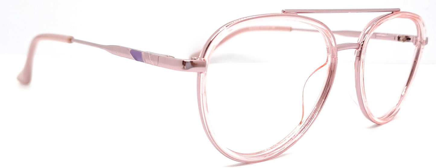 VE Rose Gold Aviator Frame