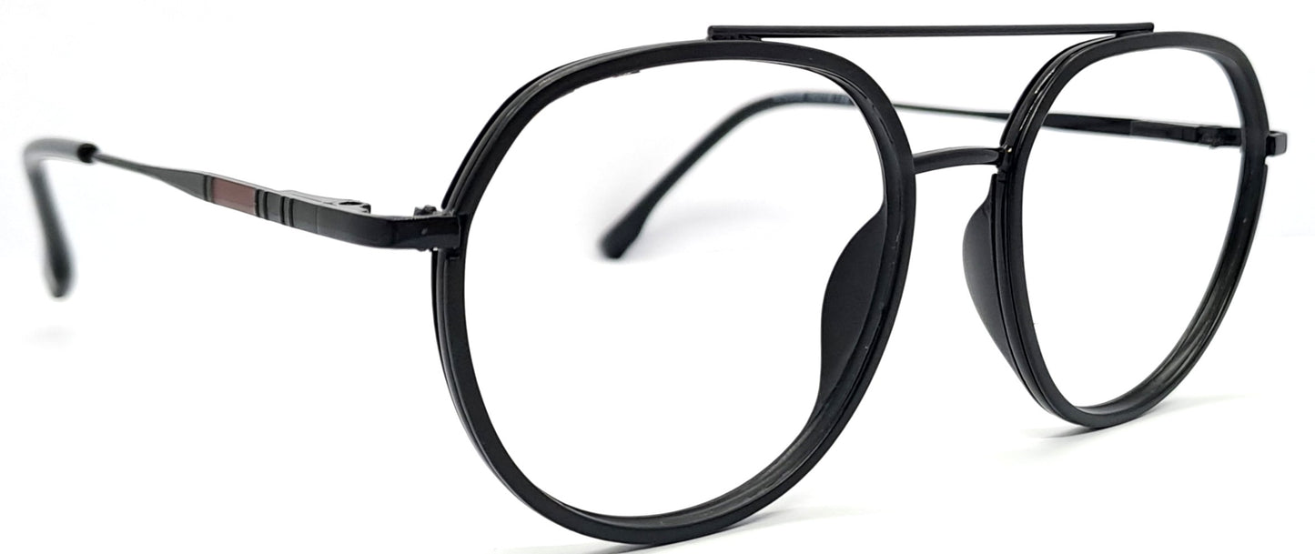 VE Round Black Frame