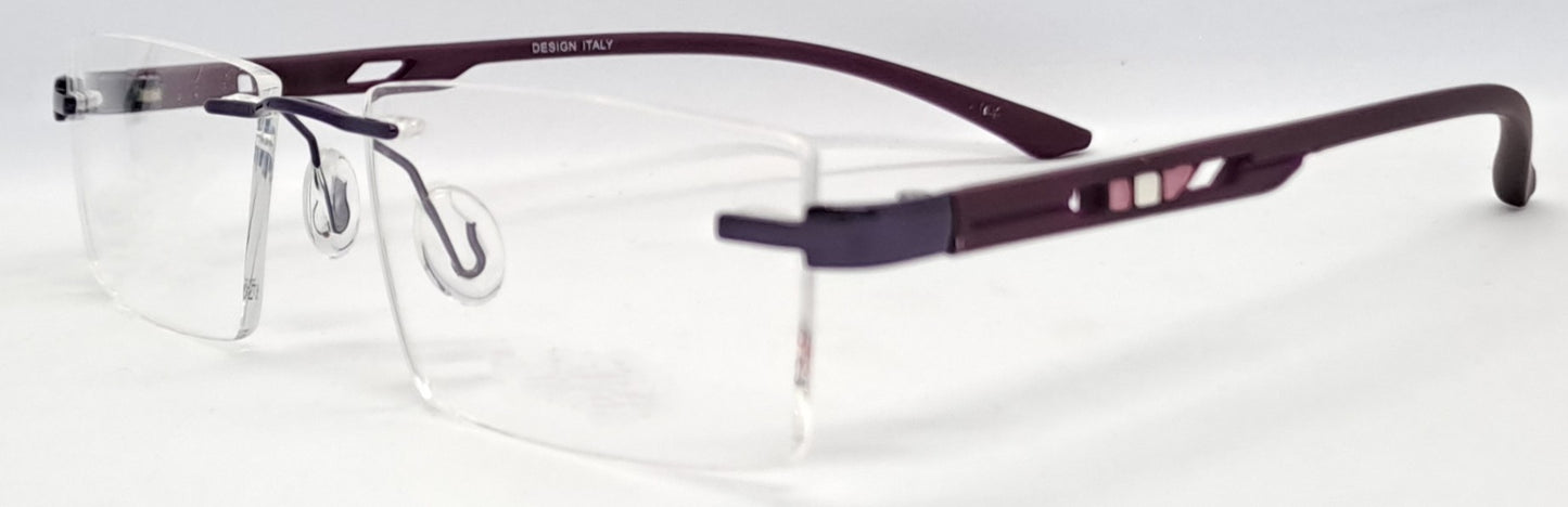 VE Rectangle Purple Frame