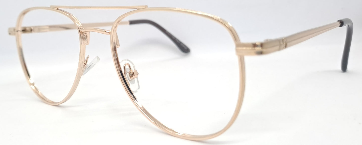VE Gold Aviator Frame for Men & Women