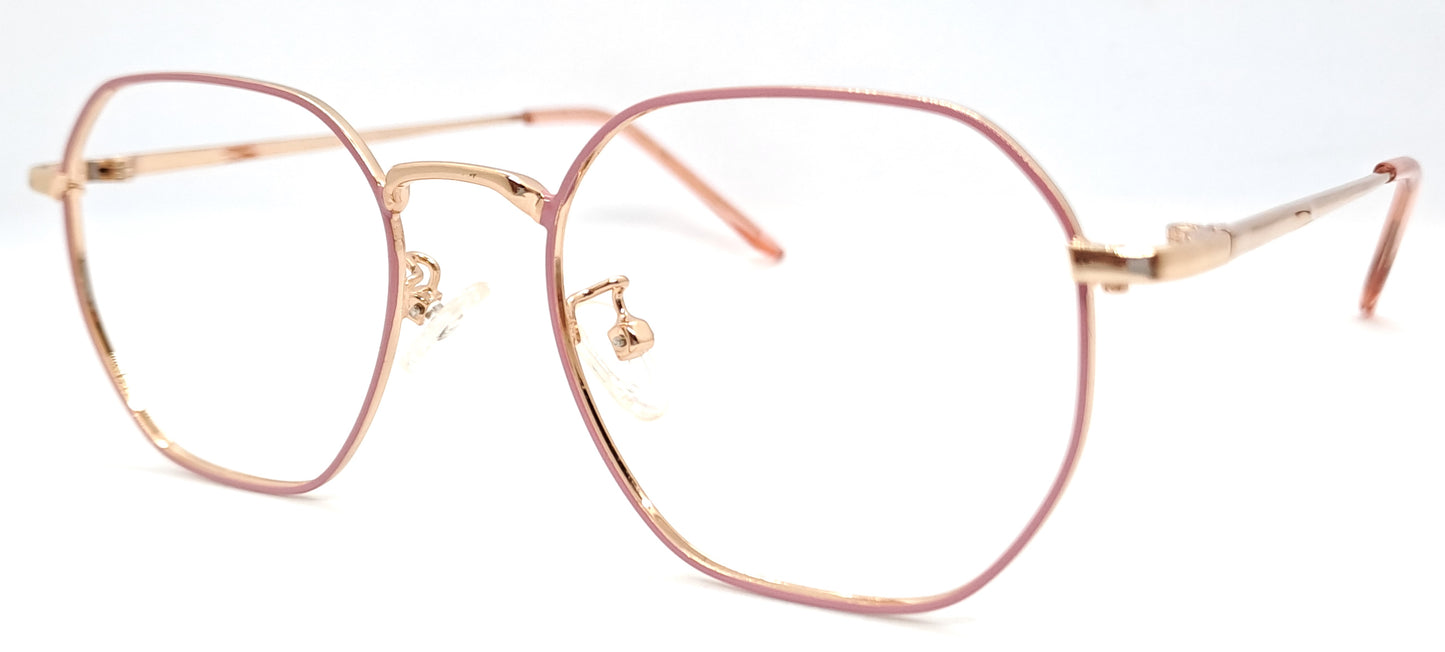 VE Pink Geometry Frame for Men & Women