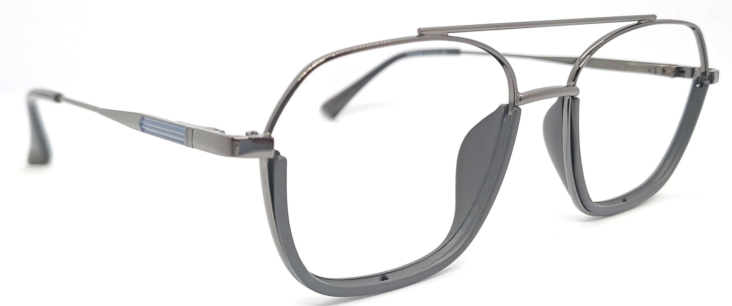 VE Gray Square Frame for Men & Women