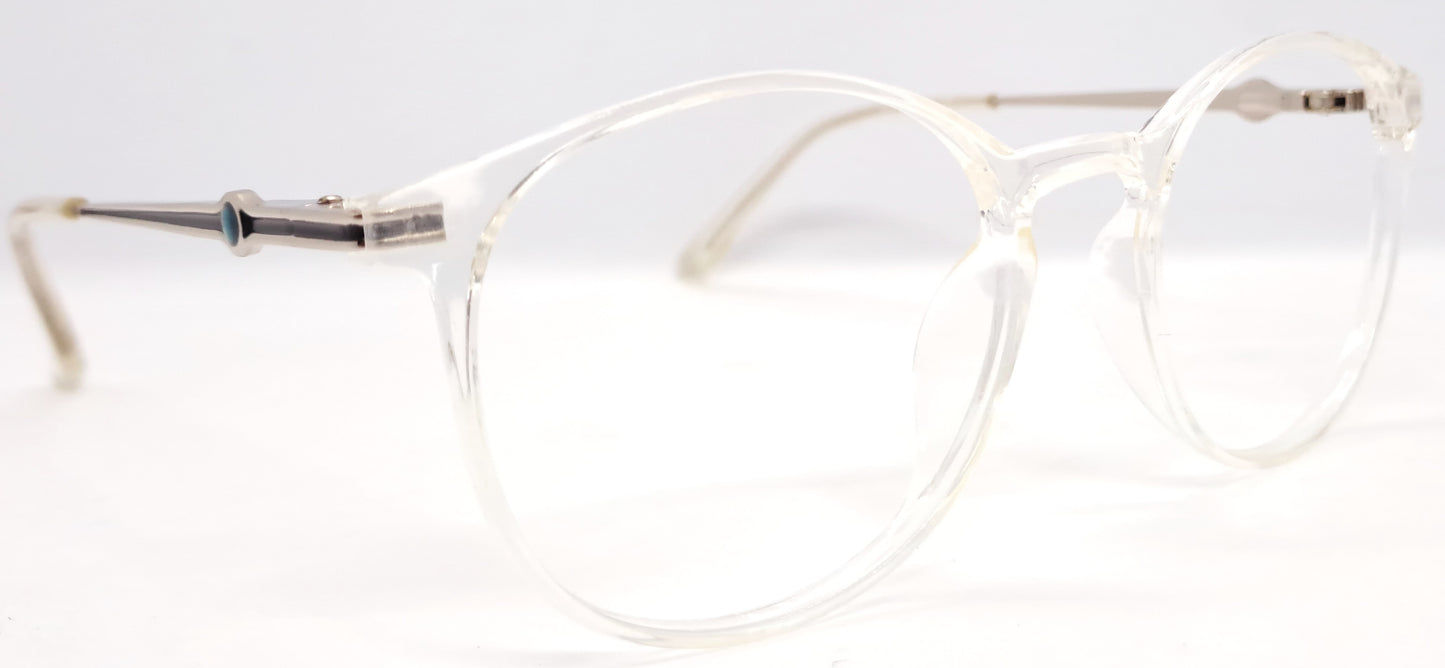 VE Transparent Round Frame for Men & Women