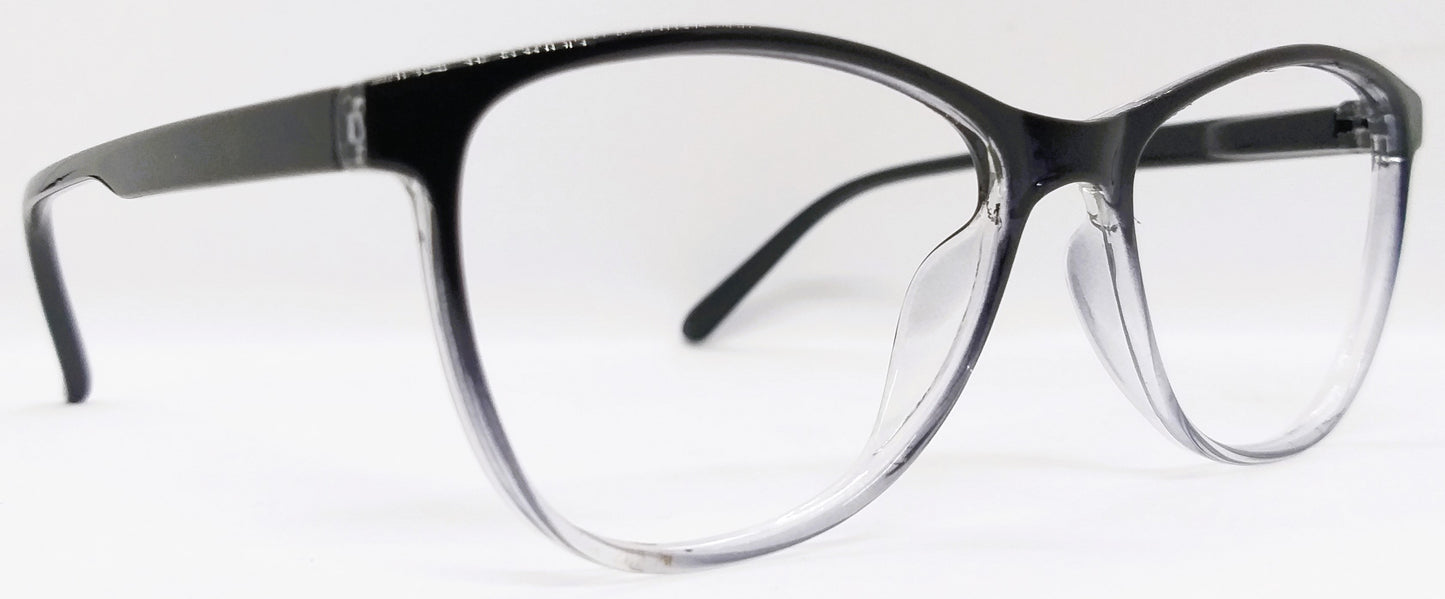 VE Black & White Round Frame for Men & Women