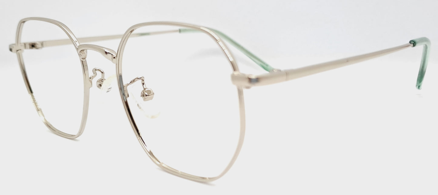 VE Silver Geometry Frame for Men & Women