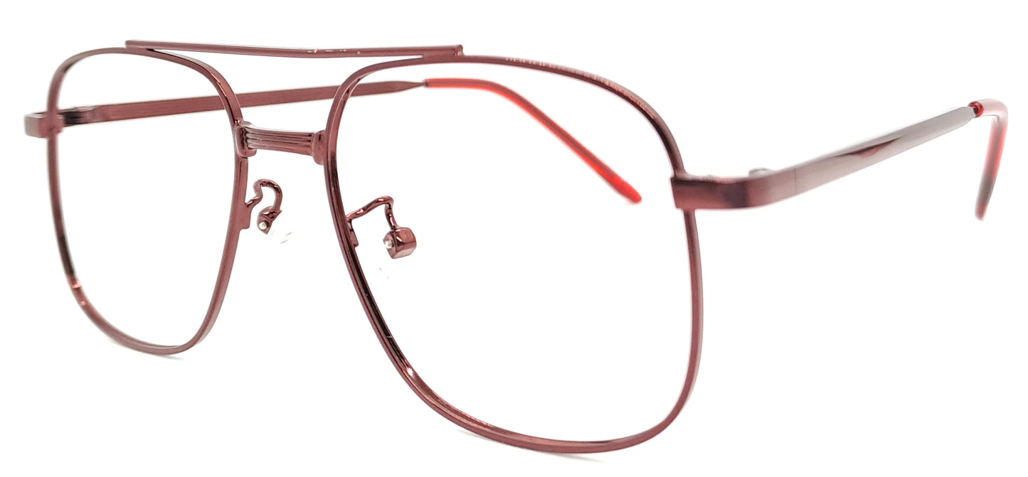 VE Maroon Square Frame for Men & Women