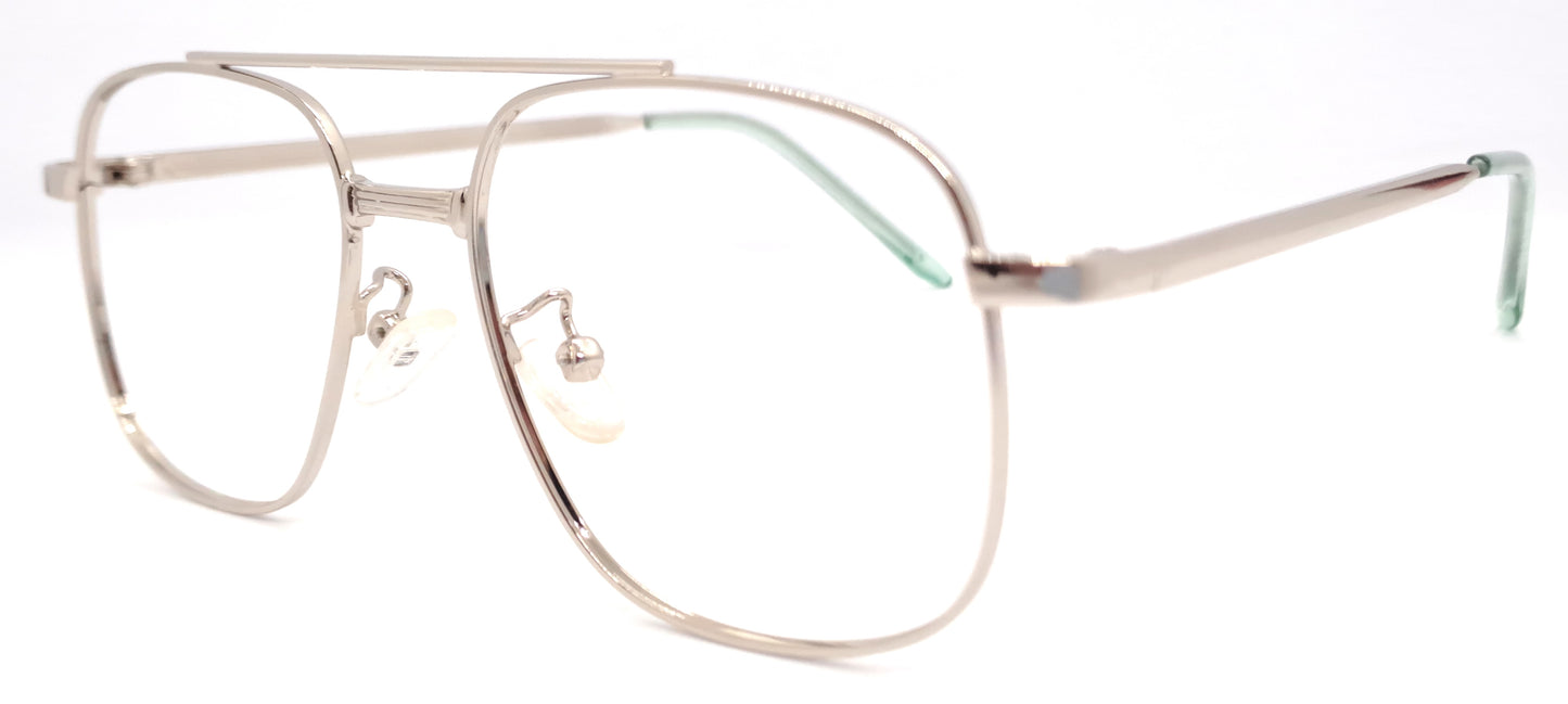 VE Silver Square Frame for Men & Women