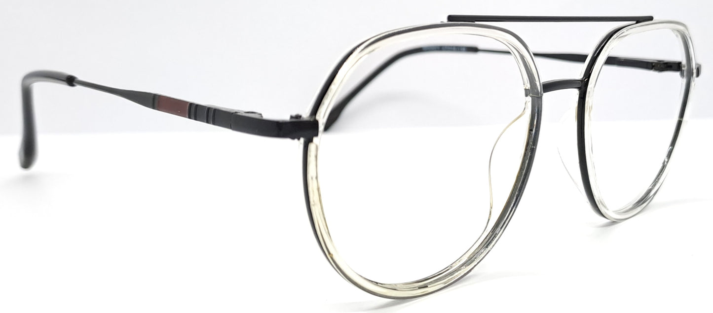 VE Round White Frame