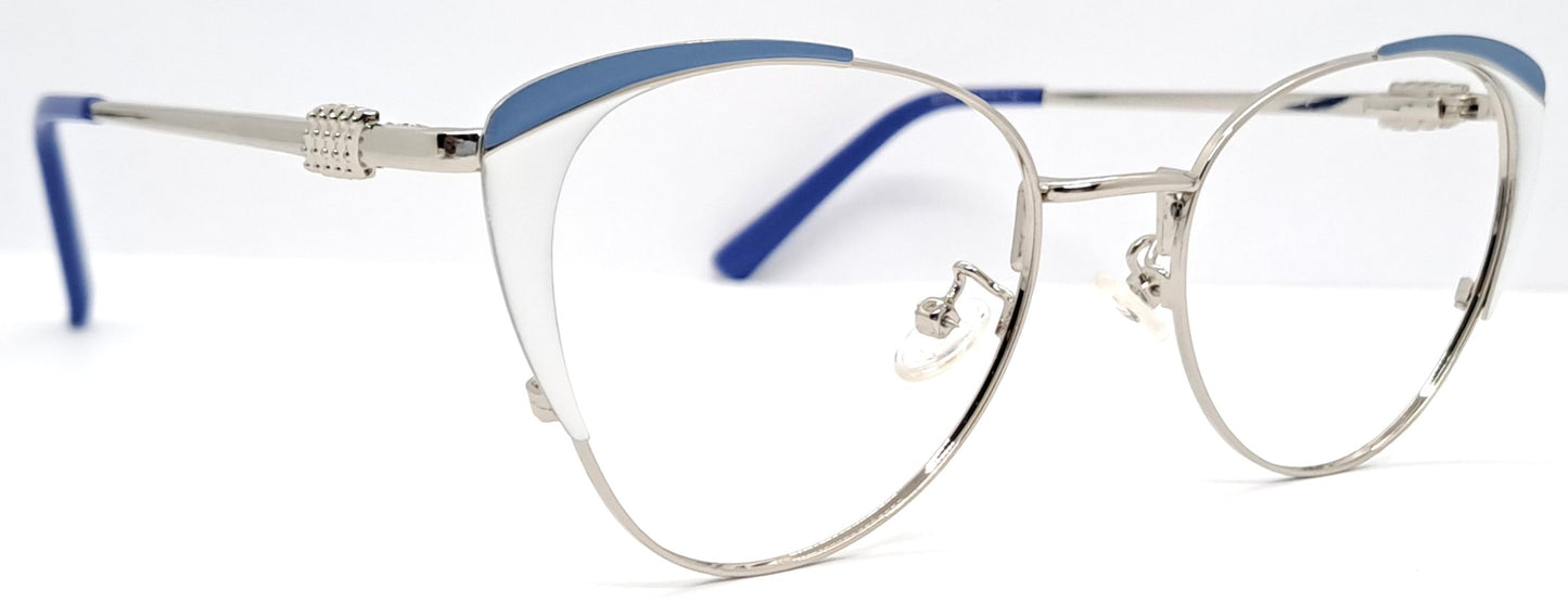 VE Cateye Silver Frame