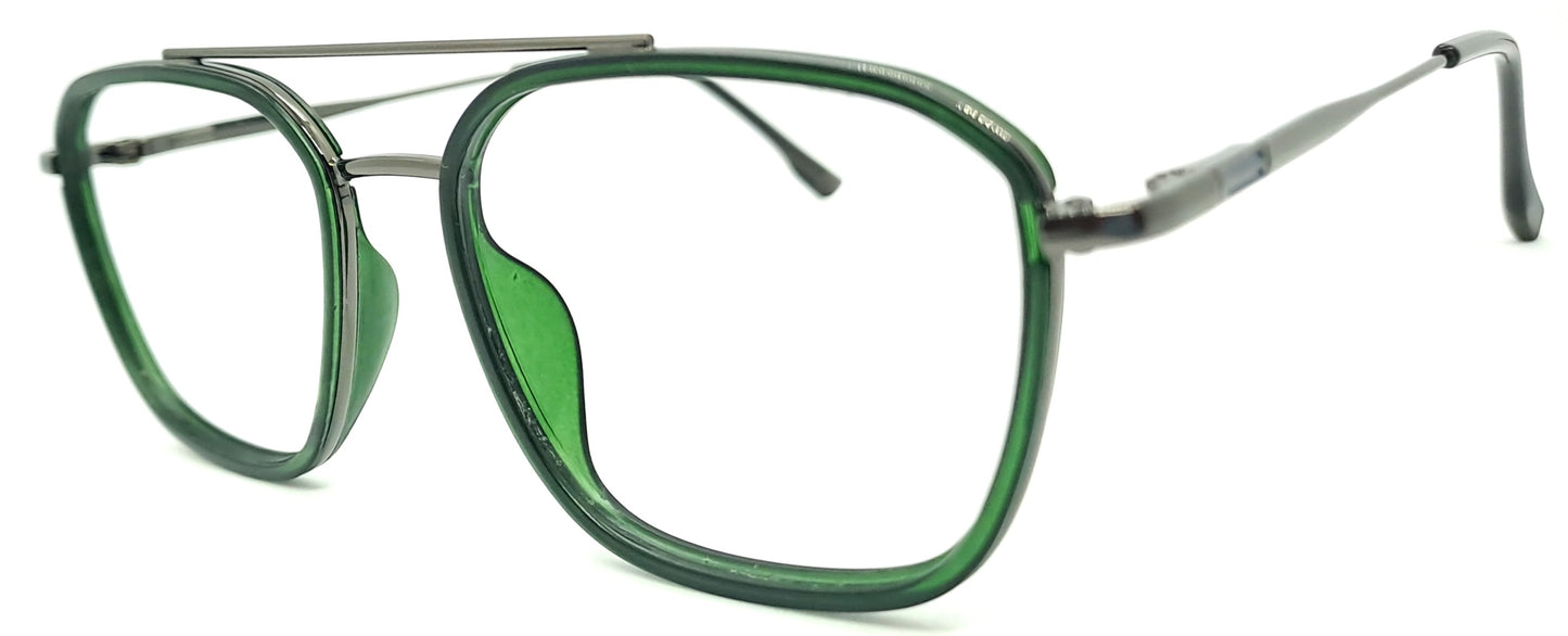 VE Ocean Green Square Computer Glass Frame