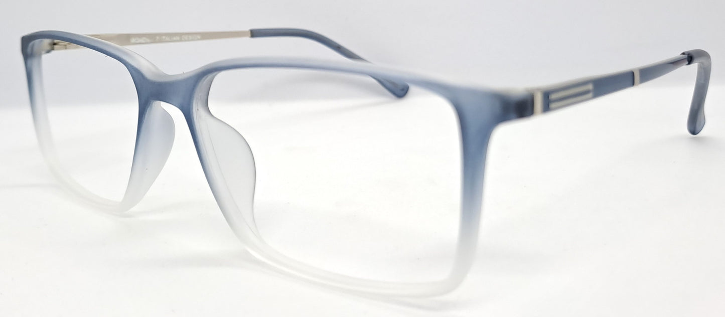 VE Blue with White Rectangle Frame for Men & Women