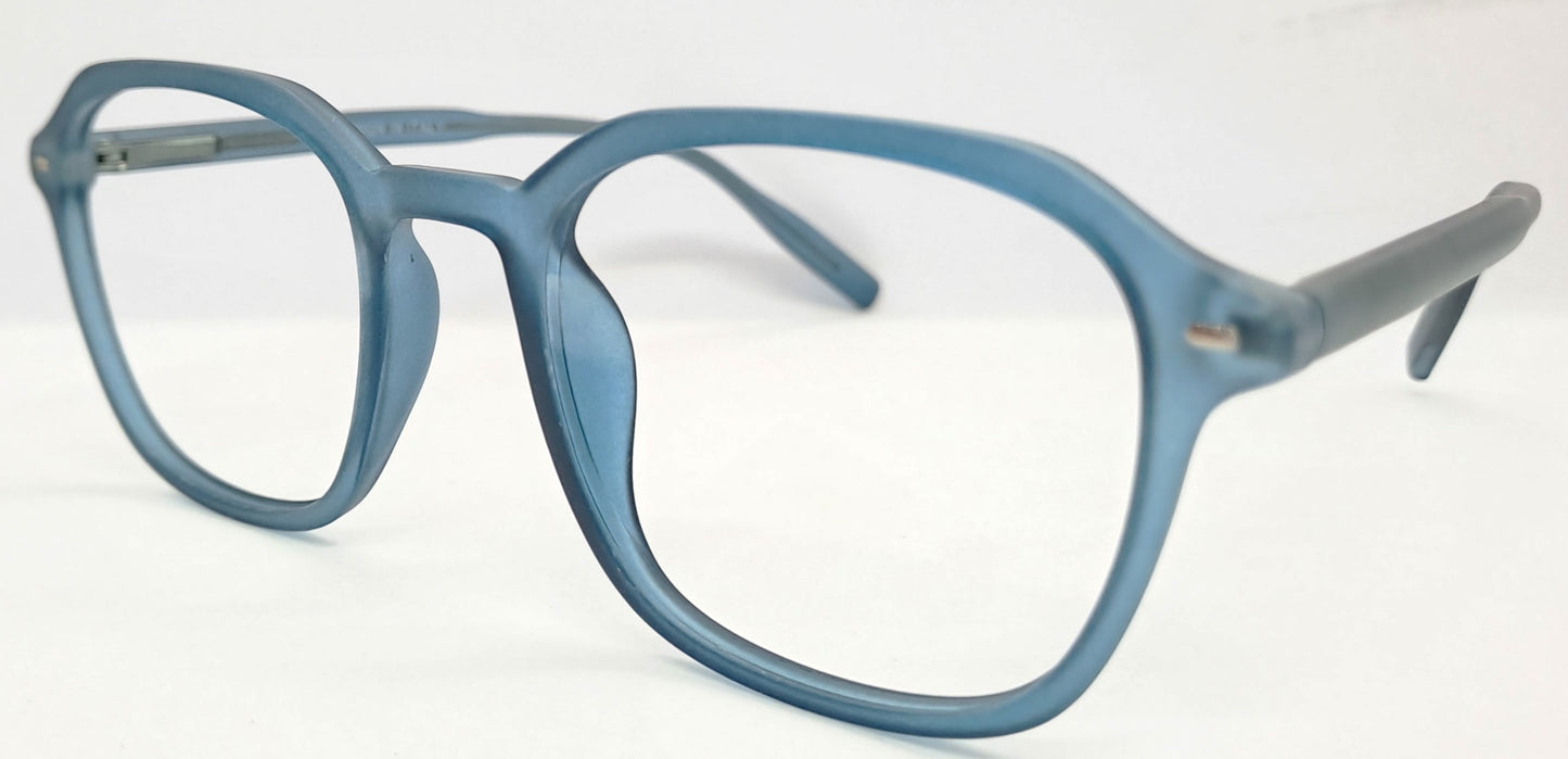 VE Blue Square Frame for Men & Women