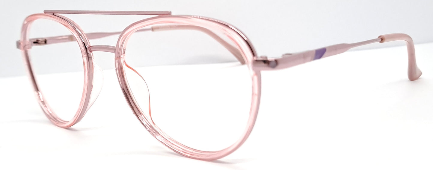 VE Rose Gold Aviator Frame