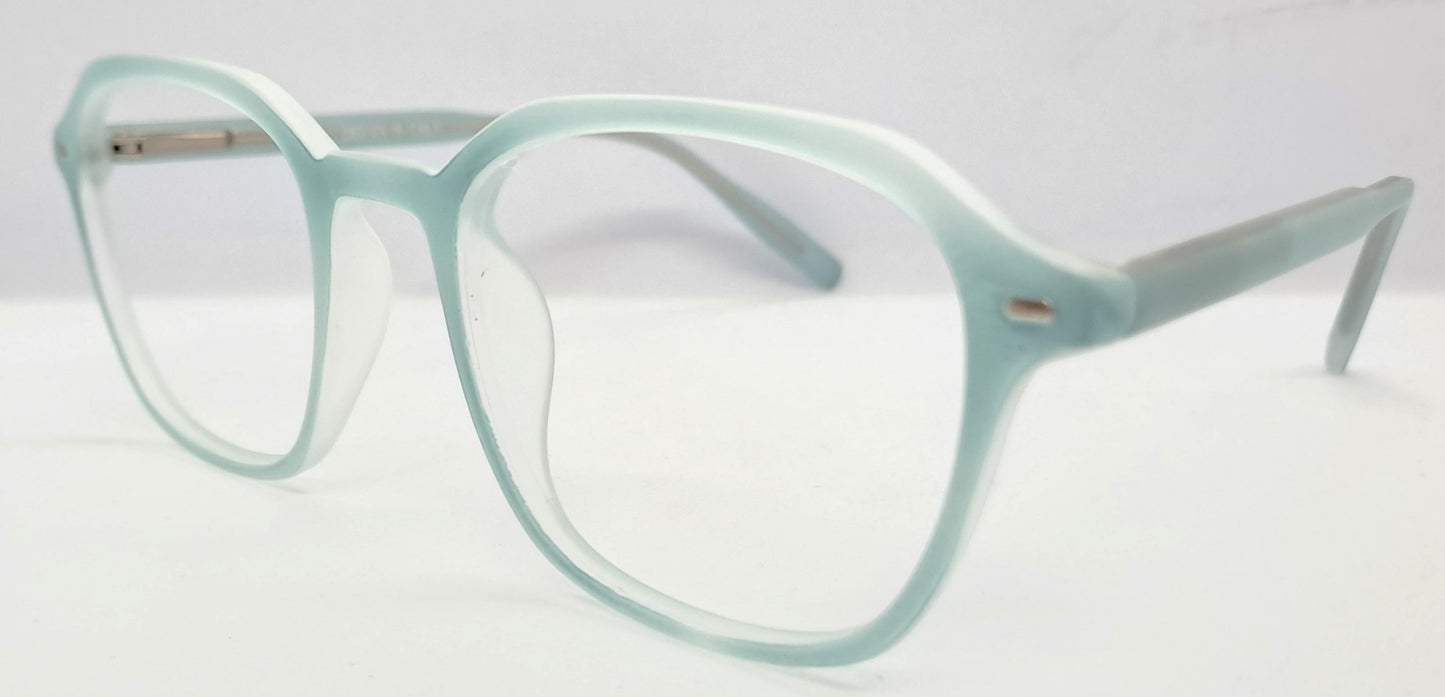 VE Light Blue Square Frame for Men & Women