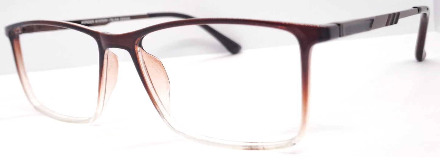 VE Rectangle Brown Frame