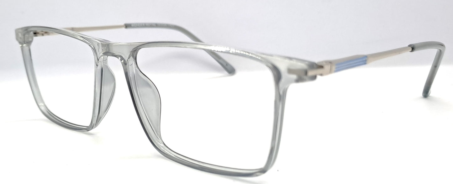 VE Transparent Rectangle Frame for Men & Women