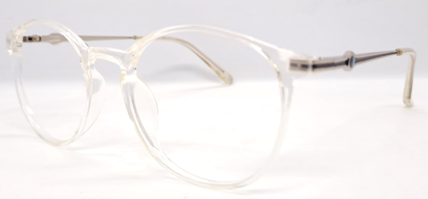 VE Transparent Round Frame for Men & Women