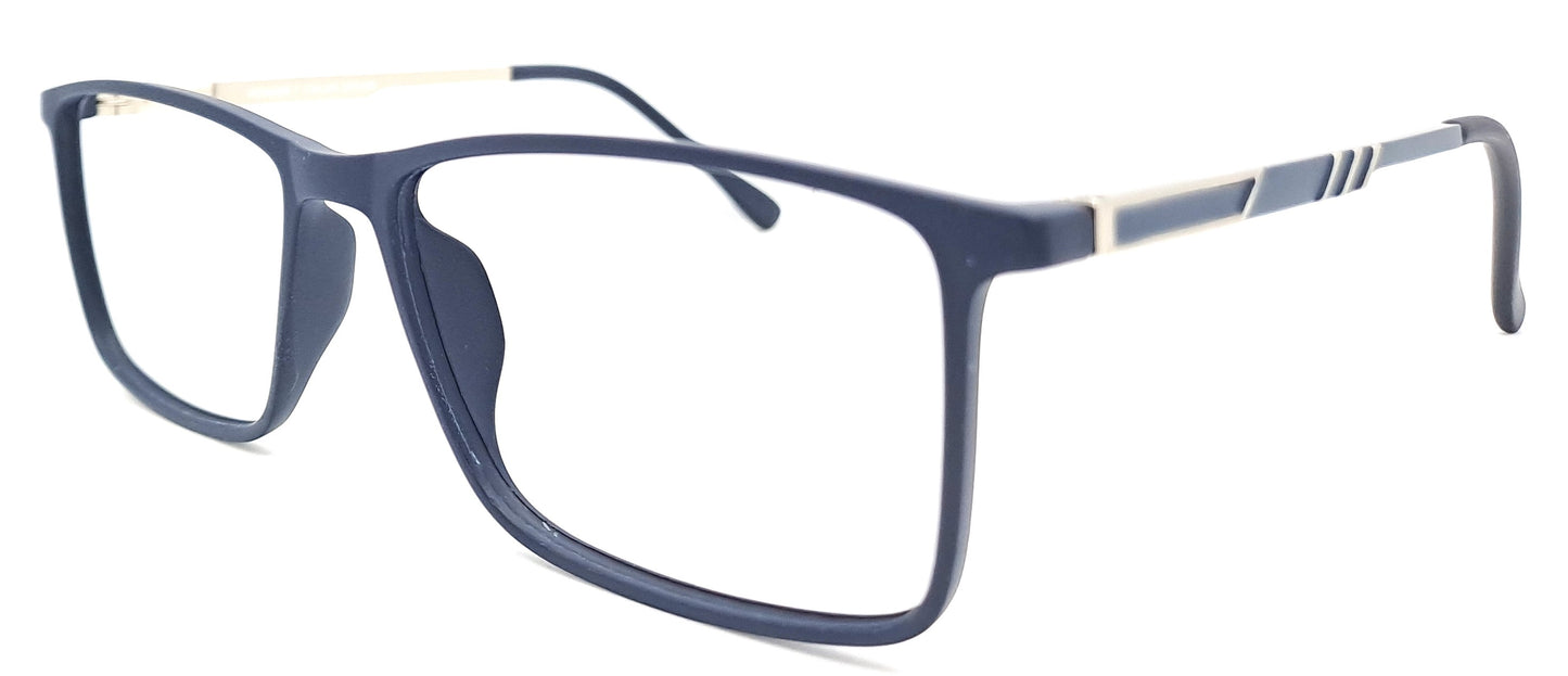 VE Blue Rectangle Frame for Men & Women
